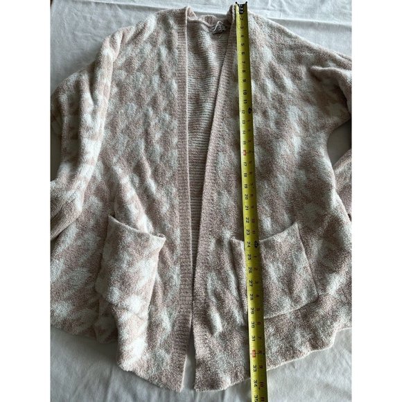 Sincerely Jules Open Front Cardigan Sweater Women's Sz L Hounds Tooth Pockets - Picture 13 of 13